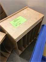 Wood "Big" Book Storage Cabinet 24" x 15" x 31"
