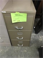 3 Drawer File Cabinet NO Lock