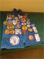 Vest with Clown Patches