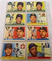 1955 Topps Lot of 8 Baseball Cards Rivera & More