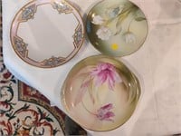 Lot of Hand Painted Plates RS Germany Plus