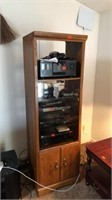 75” Tall Display Cabinet ( Electronics not