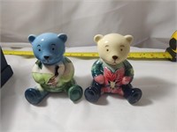 2 Old Tipton Ware Porcelain Bears