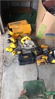 DeWalt 7-1/4” Circular Saw, sockets, drill bits,