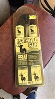 Invisible gun 12 gauge shotgun cleaning system