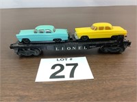LIONEL 6424 FLATCAR W/ AUTOMOBILES