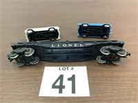 LIONEL 6424 FLATCAR W/ AUTOMOBILES