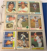 Binder Of 288 1970's & 80"s Baseball Cards