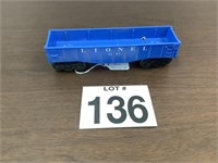 LIONEL 6142 BLUE GONDOLA CAR