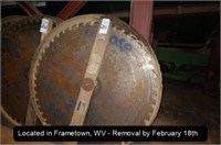 APPROX 57" INSERT TOOTH CIRCLE SAW BLADE (EAST
