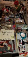 Table Full- Baskets, Table cloths, Figurines &