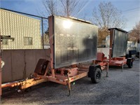 Construction Sign Trailer