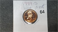 1999s Proof Lincoln Head Wheat Cent bg2064