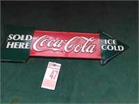 1990 Coca-Cola Tin Sign
