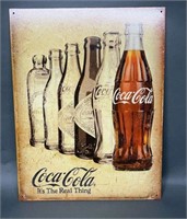 Coca Cola Metal Sign