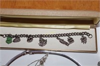 Newer Jewelry with Charm Bracelet and Much More