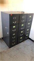 3-4 drawer metal filing cabinets