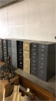 8-Metal filing cabinets