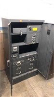 Cole Steel Storage Cabinet with safe (safe does