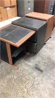 3-pressed wood office shelves