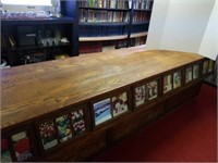 Sherer Wooden Display Counter with Drawers