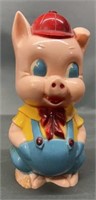 Vintage Ideal 11" Porky Pig Bank