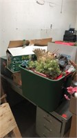 2-Christmas Trees & All Totes & Boxes of