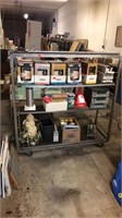 Metal Rolling Display Cart (contents not part of