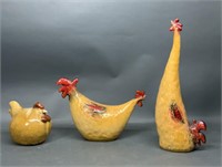Rooster Chicken Statues