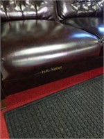 Sears Leather Like Love Seat and Mat