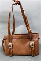 Brighton Brown Leather Handbag