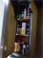 Contents on Counter, Cabinets, and More