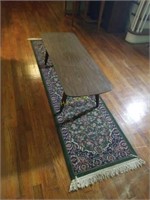 Runner Rug and Coffee Table