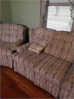 Crestline Sleeper Sofa and Matching Chair