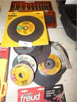ASSORTED GRINDING WHEELS SEVERAL NEW