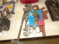 RIDIGID PIPE CUTTER, PIPE WRENCHER AND MORE