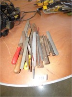 LOT OF FILES & CHISELS