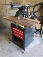 Craftsman Radial 100 Saw with Rolling Cabinet