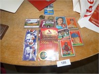 ASSORTED OLD CARDINAL CARDS, HOME OPENER PIECES