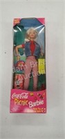 Vintage Mattel Coca-Cola picnic Barbie doll, with