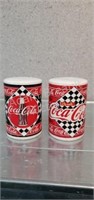 Vintage Coca-Cola porcelain salt pepper shaker