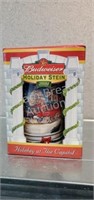 Budweiser holiday Stein 2001 holiday at the
