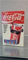 Vintage Coca-Cola dancing can with original box