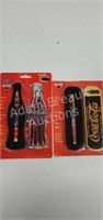 2 Coca-Cola collectible ceramic rollerball pens