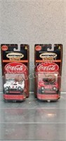 2 Coca-Cola Matchbox Collectibles - 1968 Ford