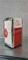 Vintage Coca-Cola napkin dispenser, does have a