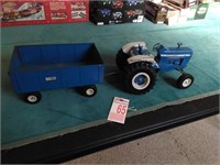 Ford 8000 Tractor and Wagon