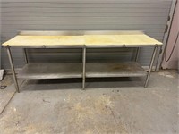 8 foot cutting board table