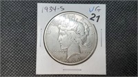 1934s Peace Dollar by3021