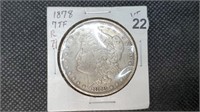 1878 7tf Rev of 79 Morgan Dollar by3022